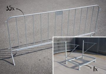 Laadplatform Dranghekken | Set | 12 spijlen