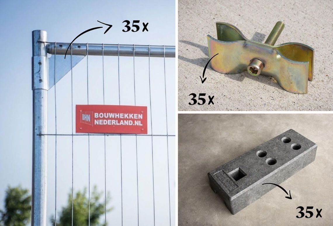 36 Anti-Climb MB MH Bouwhekken | Set