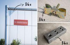 Aanbieding | 36 Budget Bouwhekken - Set