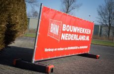 Bouwhekbanner 120 | Materiaal: PVC