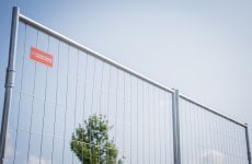 Bouwhek dubbele deur