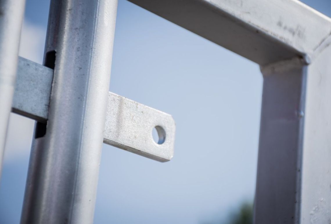 Bouwhek dubbele deur | Gaat ten behoeve van slot