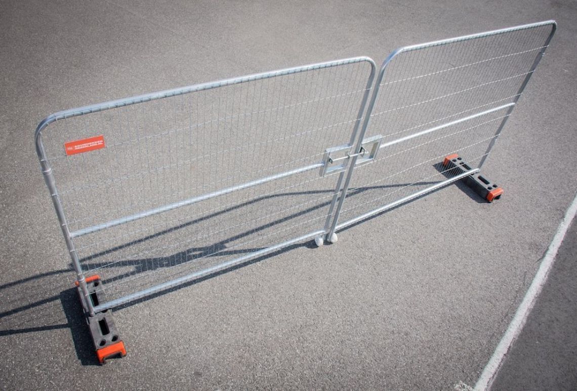 Bouwhek dubbele deur Anti-Climb