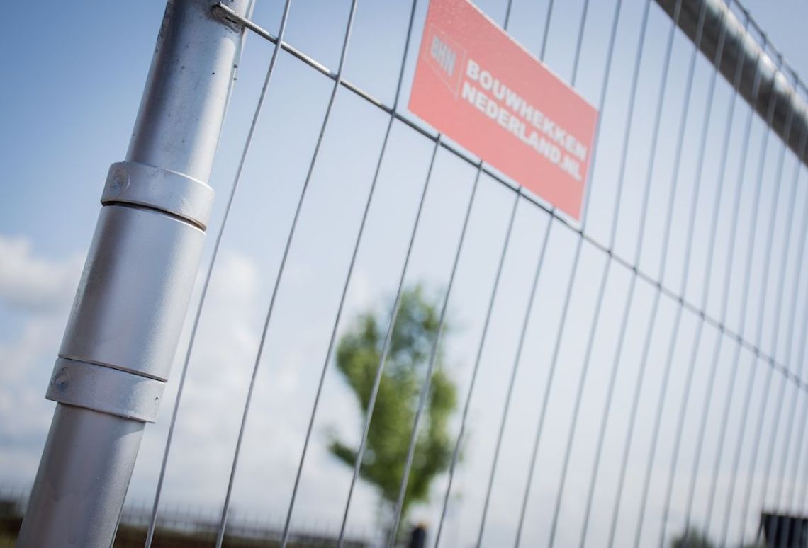 Bouwhek dubbele deur Anti-Climb