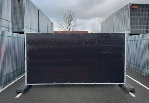 Bouwhekdoek | Exclusief | Zwart