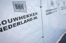 Bouwhekdoek | Geluidswerend - Bedrukking met eigen logo mogelijk