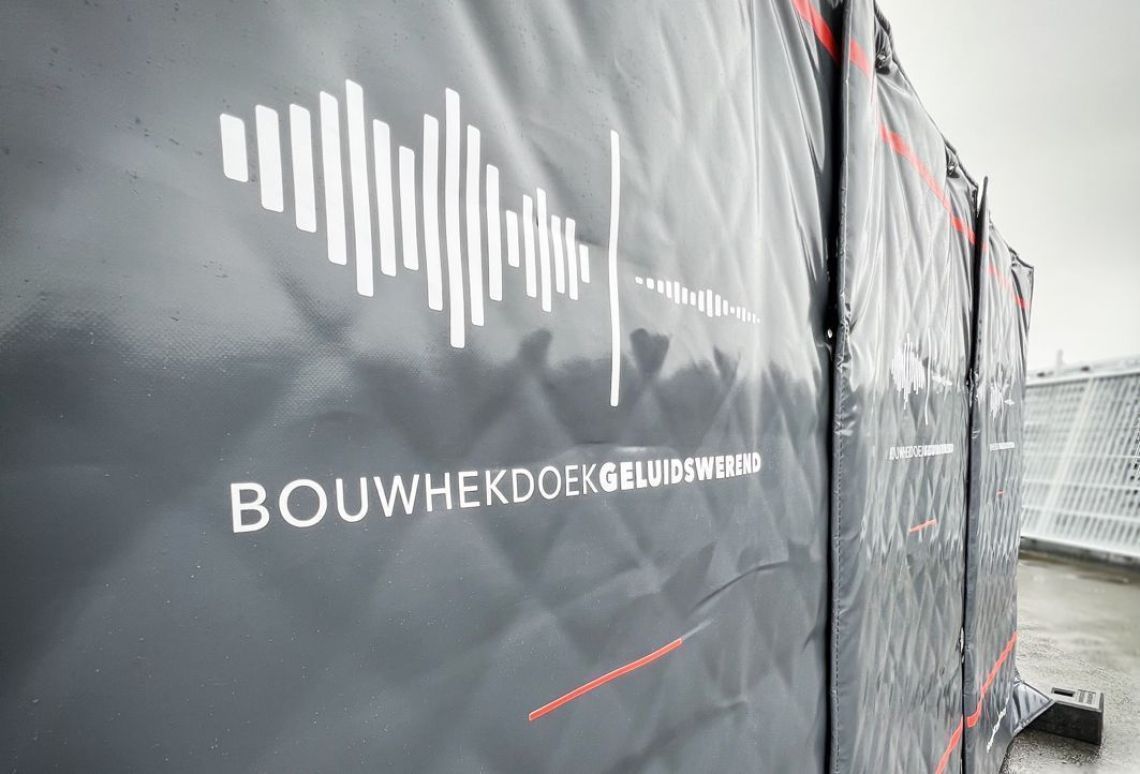 Bouwhekdoek | Geluidswerend - gekoppeld