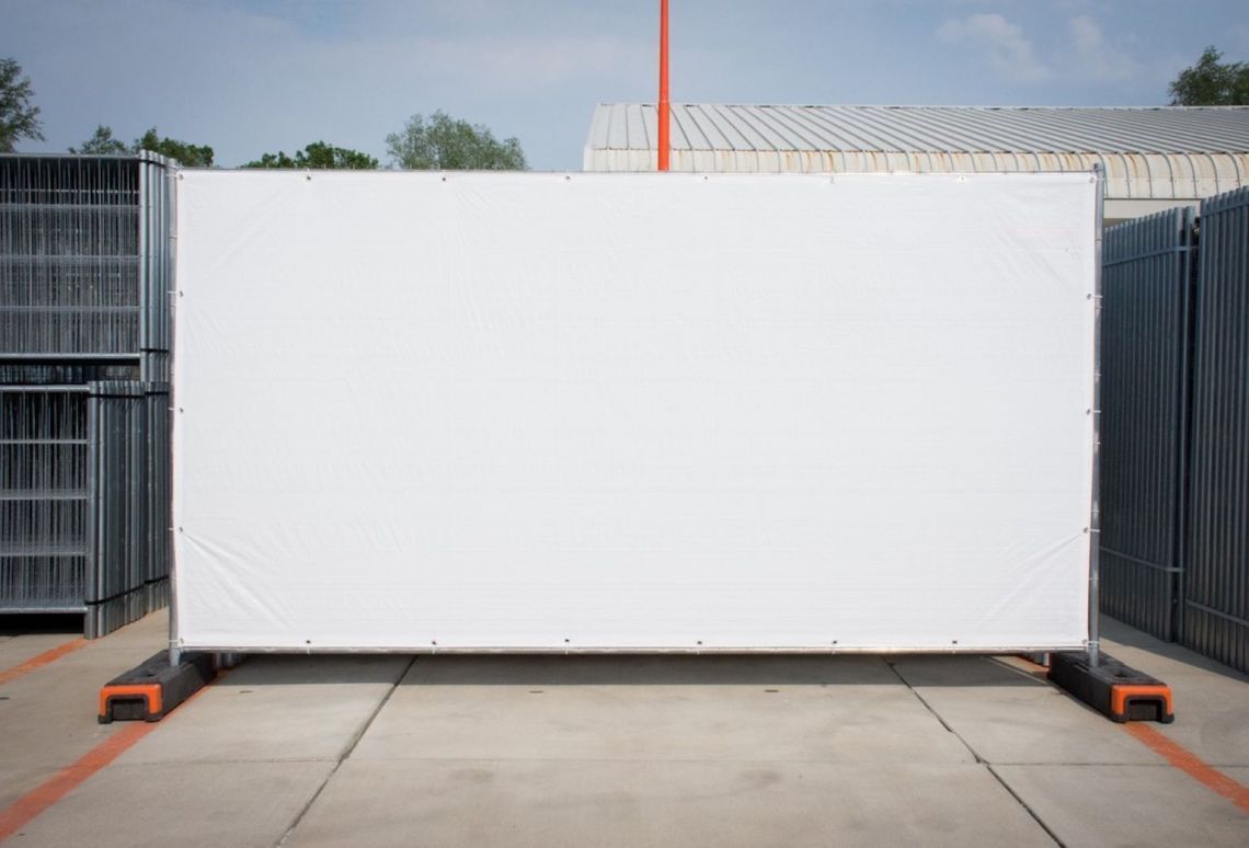 Bouwhekdoek | Kleur: Wit