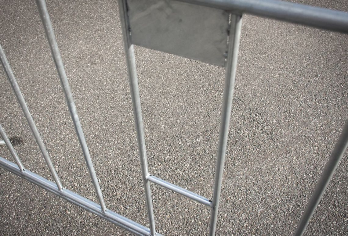 Dranghek | 12 spijlen | Event | Bordje