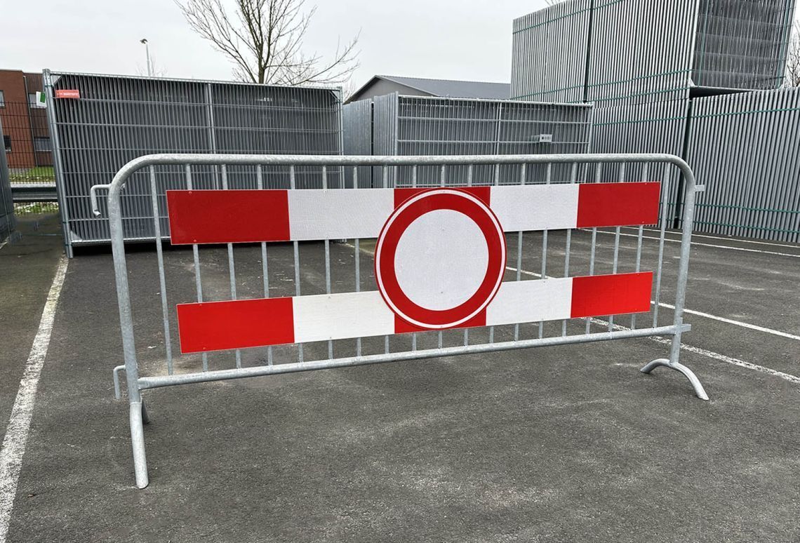 Dranghek 19 spijlen | Schrikhekplanken met CO1 bord