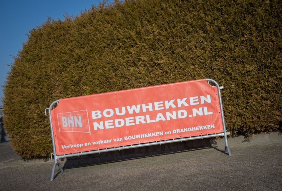 Dranghekbanner | Universeel | Dubbelzijdig | Middel | Mesh