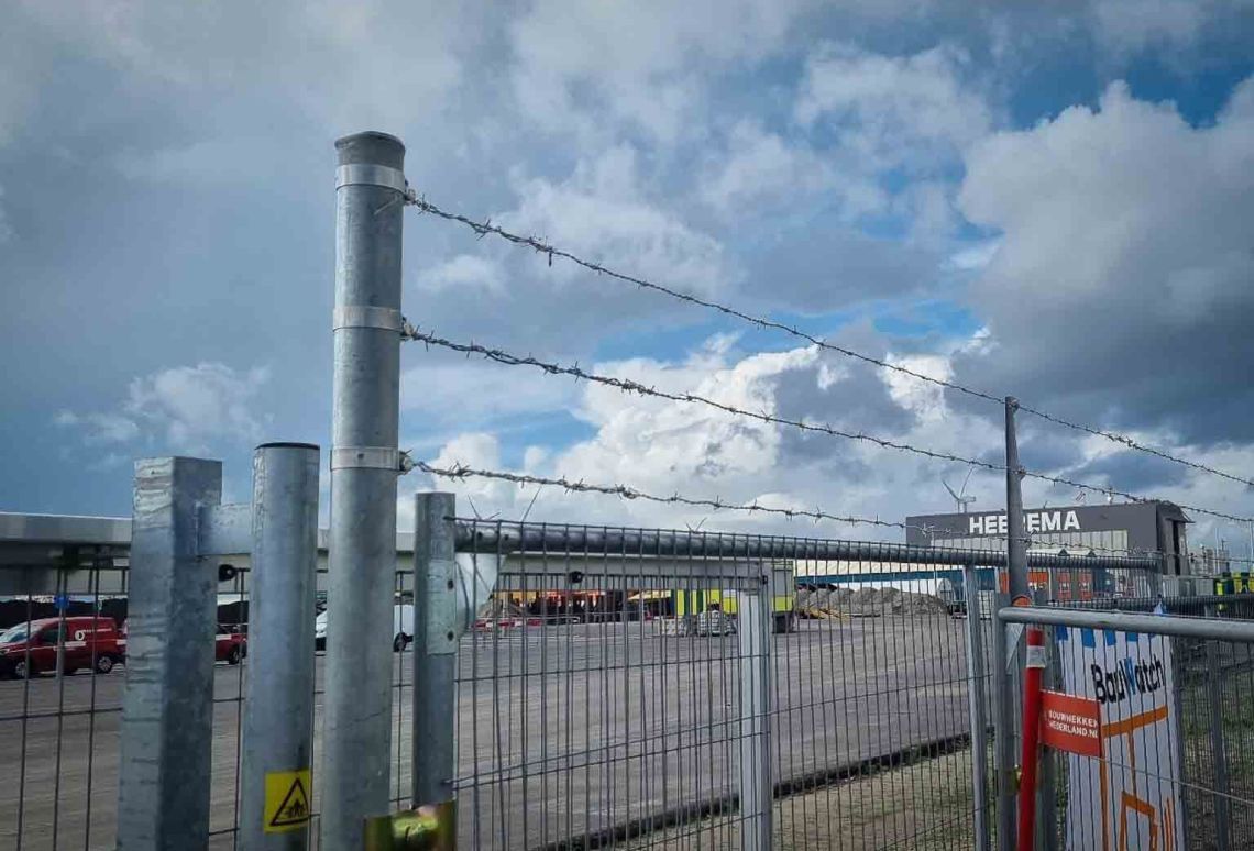 Eindbandset prikkeldraad - tijdelijk hekwerk