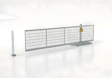 Elektrisch aangedreven schuifpoort 5 meter 