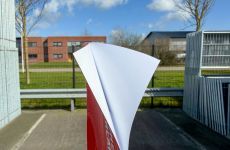 Sticker | Dranghek | 18 Spijlen | event | Plakrand voorbeeld