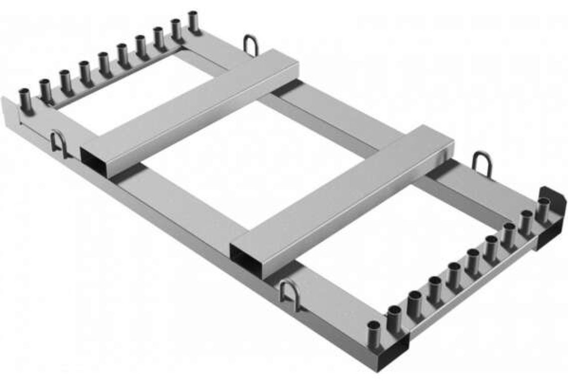 Transportpallet 20 bovenaf