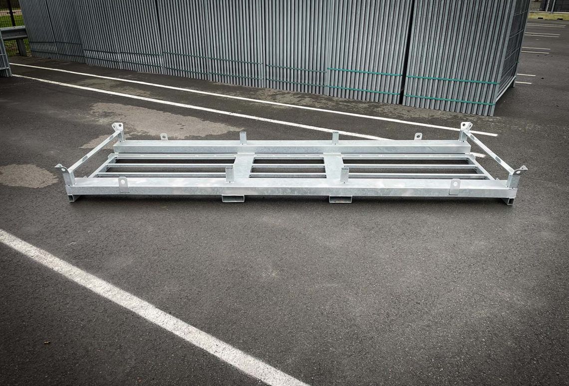 Transportpallet | Bouwhekvoeten