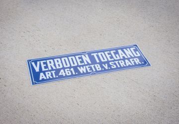 Bord - Verboden Toegang | Metaal Bord - Verboden Toegang | Metaal