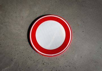 Verkeersbord C01 klasse 3 reflectie