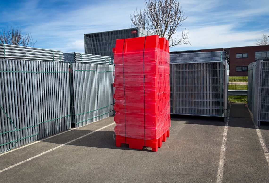 Water barrier | Pallet 24 stuks | Rood