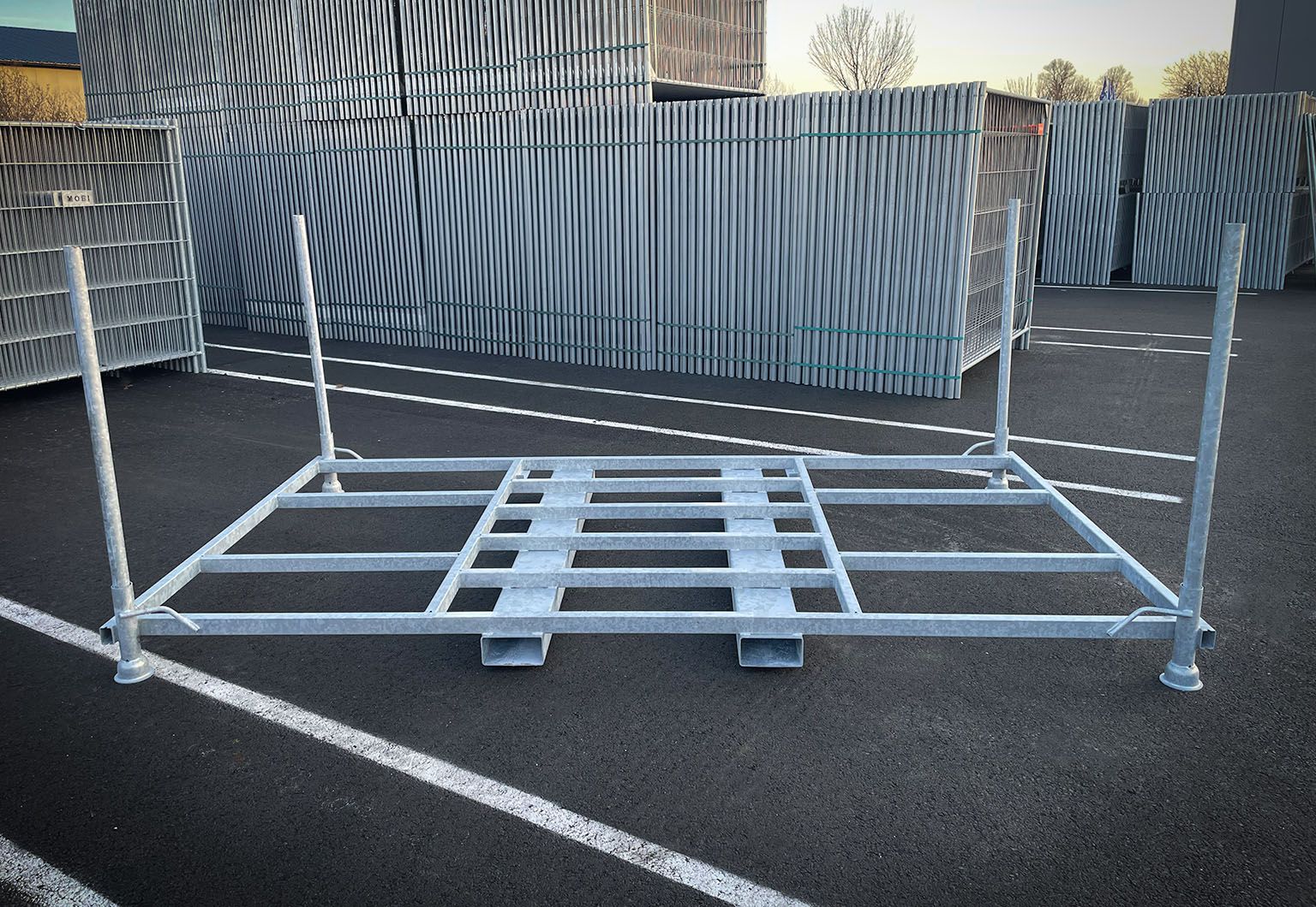 Laadplatform Bouwhek | Horizontaal versterkt